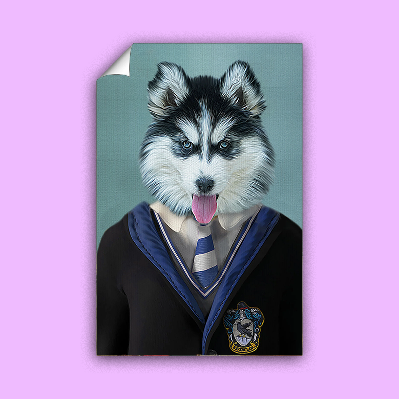 Harry Potter Raven Claw - Custom Pet Portrait
